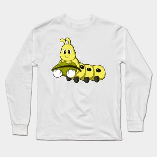 Caterpillar with Leaf Long Sleeve T-Shirt
